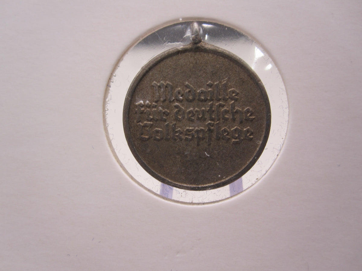 H.W.  -  - Miniatur Medaille deutsche Volkspflege