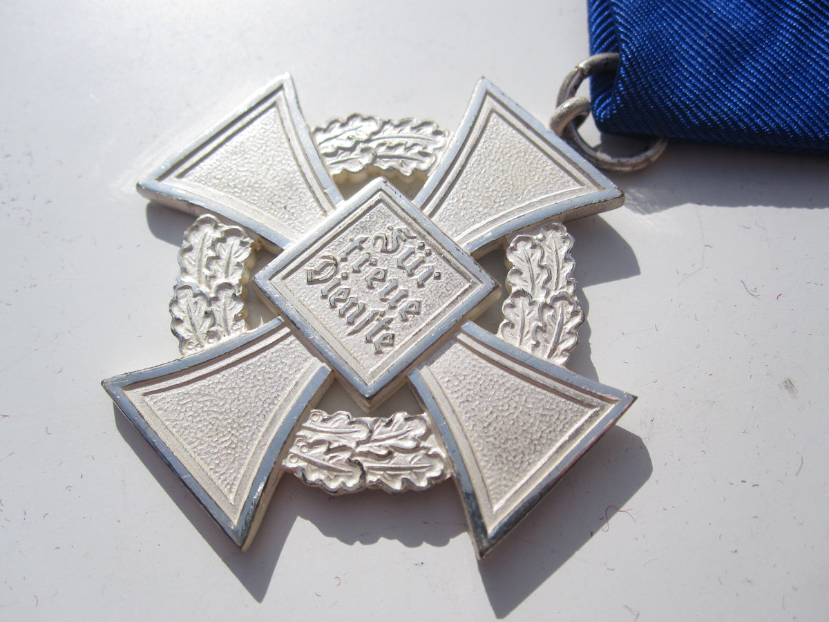 Treudienst-Ehrenzeichen für 25 Jahre in Verleihungsschachtel Hersteller: Wächtler &amp; Lange