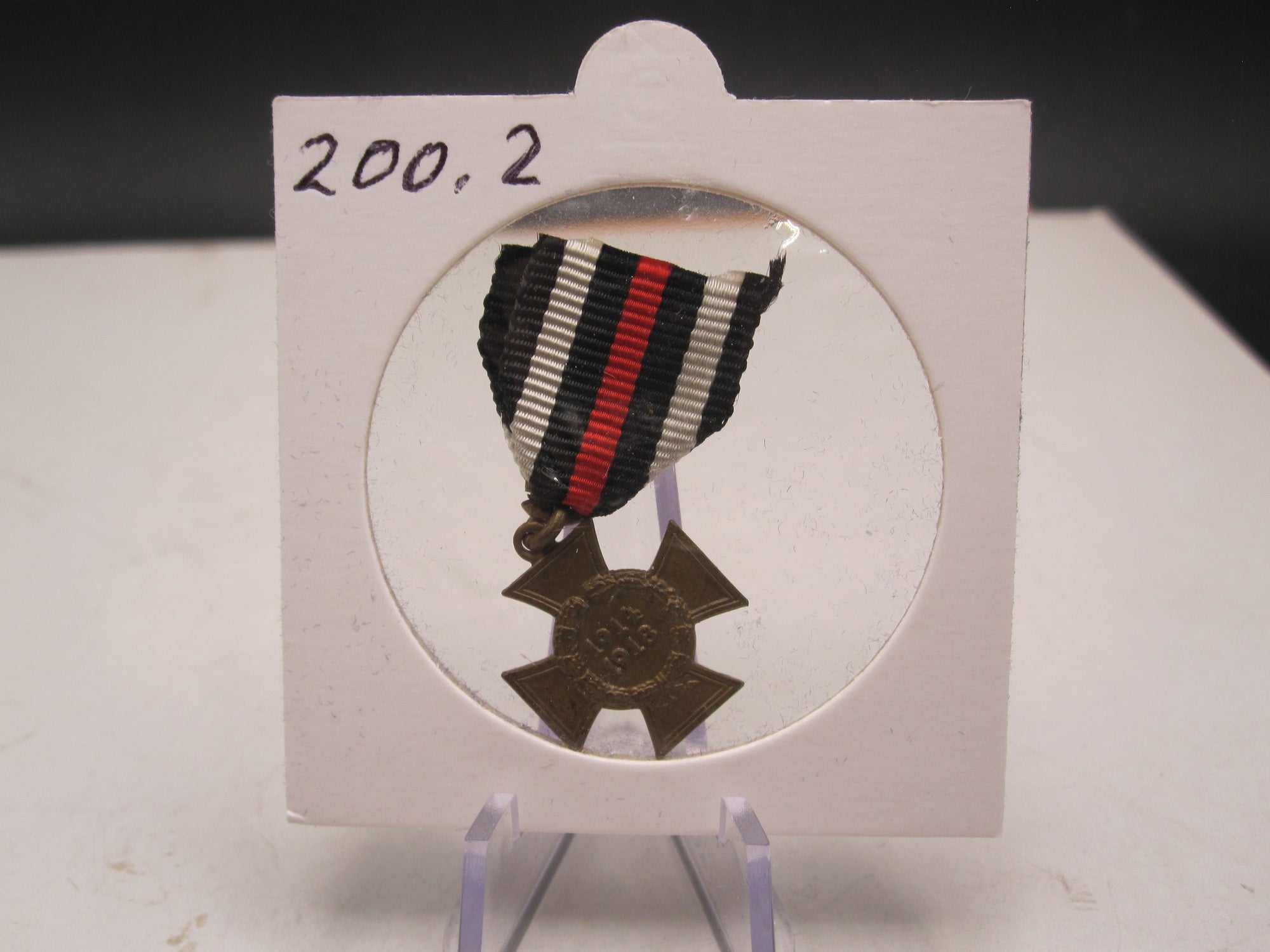 H.W.  -  -  Miniatur Kreuz Ehrenkreuz für Kriegsteilnehmer 1914 - 1918