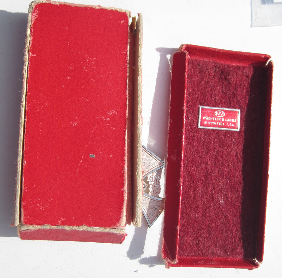 Treudienst-Ehrenzeichen für 25 Jahre in Verleihungsschachtel Hersteller: Wächtler &amp; Lange