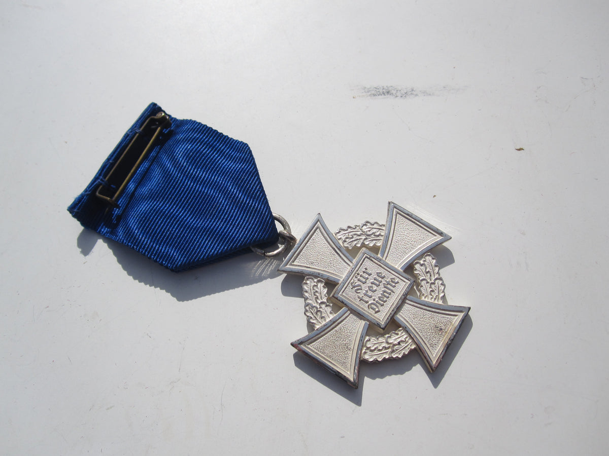 Treudienst-Ehrenzeichen für 25 Jahre in Verleihungsschachtel Hersteller: Wächtler &amp; Lange