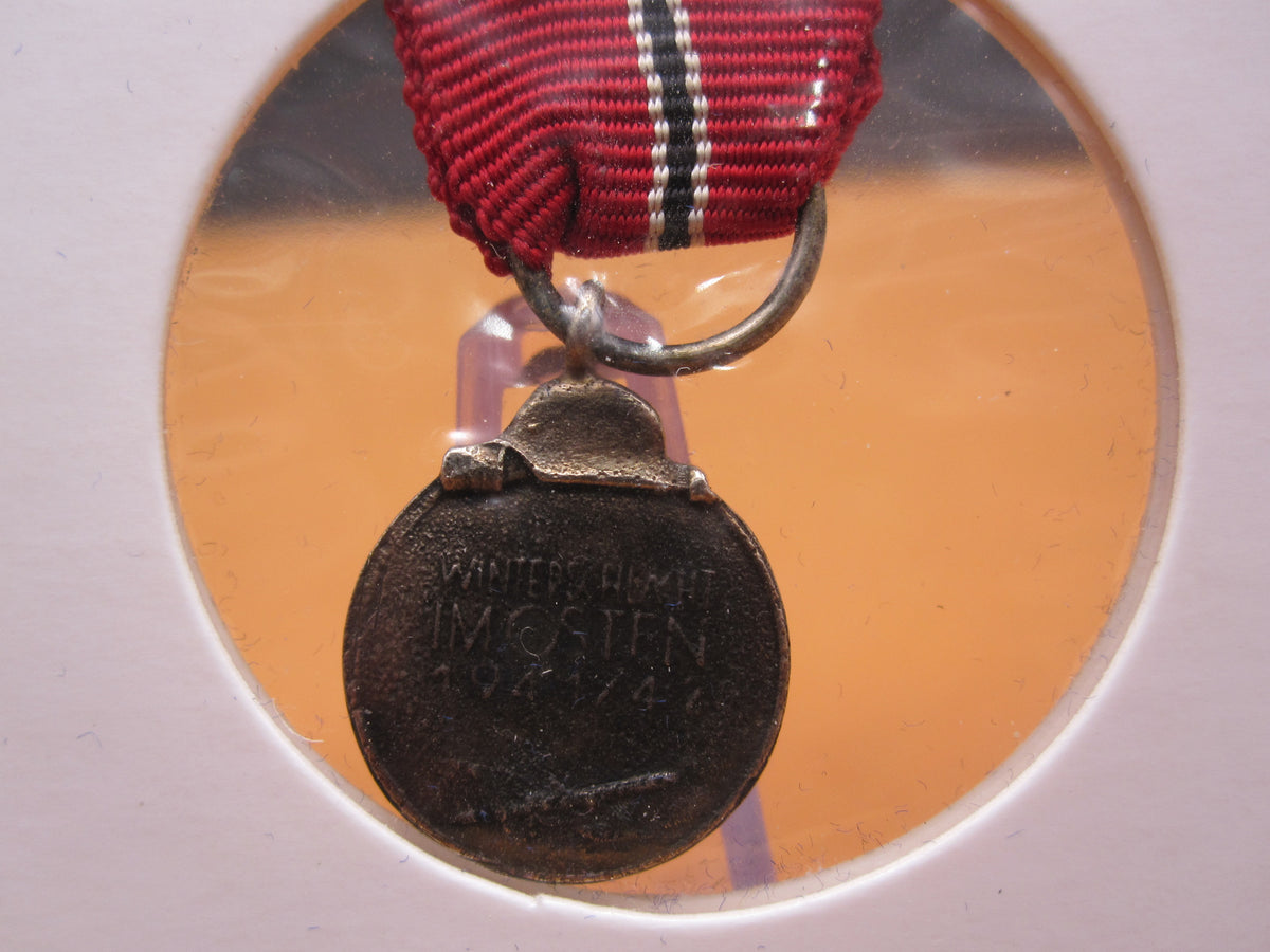 H.W.  -  - Miniatur Medaille zur Winterschlacht im Osten 1941/42