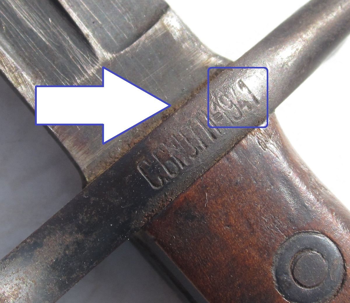 Bajonett Italien CARCANO Modell 1891 Mannlicher Terni