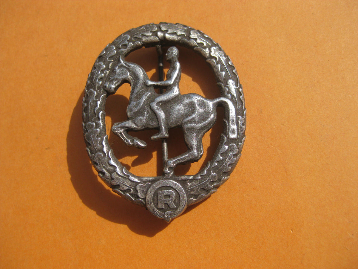 H.W. 3.Reich Reitersportabzeichen in SILBER  1933 - 1945 Seltene Variante
