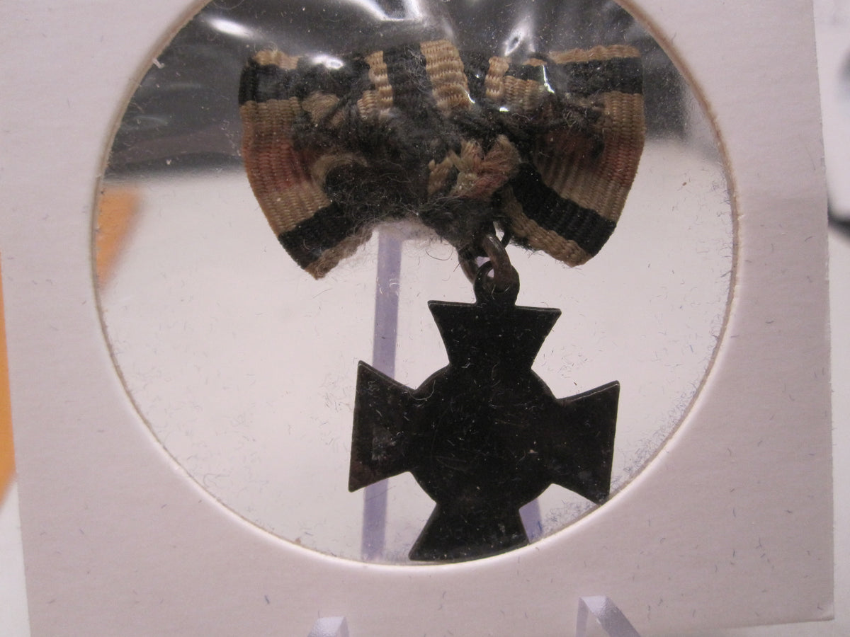 H.W.  -  -  Miniatur Kreuz Ehrenkreuz für Witwen , Waisen , Eltern 1914 - 1918