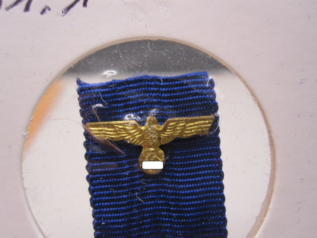 H.W.  -  - Miniatur Bandadler zur 1 &amp; 3 Klasse Dienstjahre in der Wehrmacht