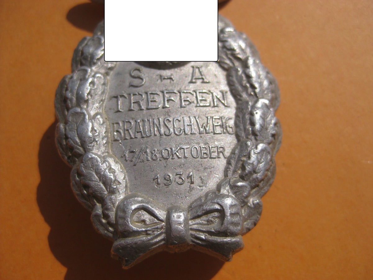 H.W. SA Treffen in Braunschweig 1931  M1/17