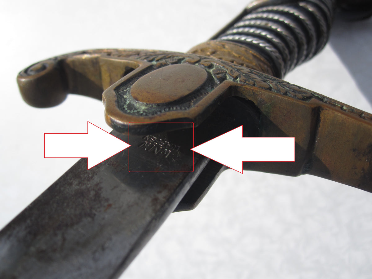 Offizierssäbel Säbel HEER Wehrmacht Seltener Hersteller: WMW - Waffen