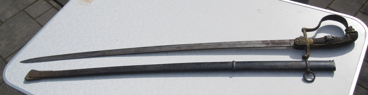 Löwenkopfsäbel Garde Preußen Hersteller: unbekannt