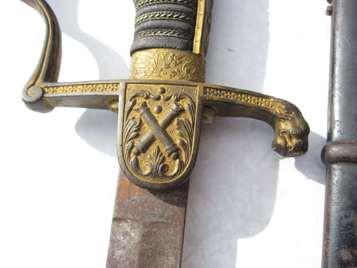 Löwenkopfsäbel Garde Preußen Hersteller: unbekannt