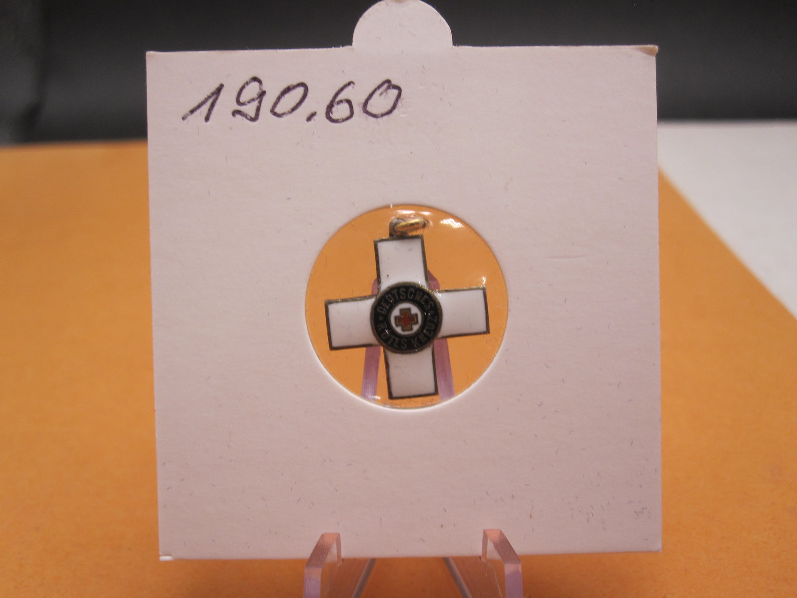 H.W.  -  - Miniatur Ehrenzeichen des deutschen roten Kreuzes 1922