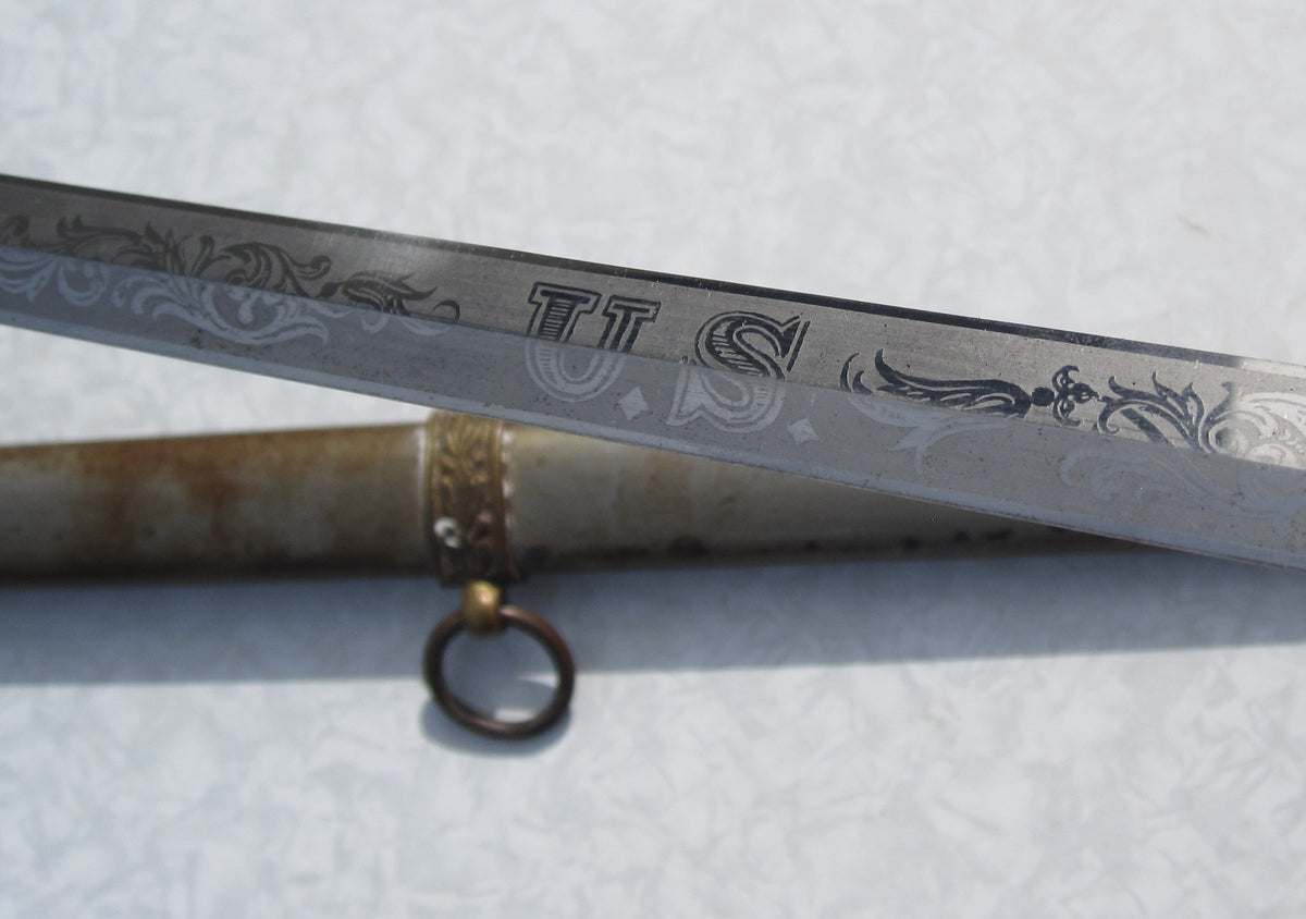 Leichter US Säbel Degen amerikanischer Bürgerkrieg oder spanisch-amerikanischer Krieg