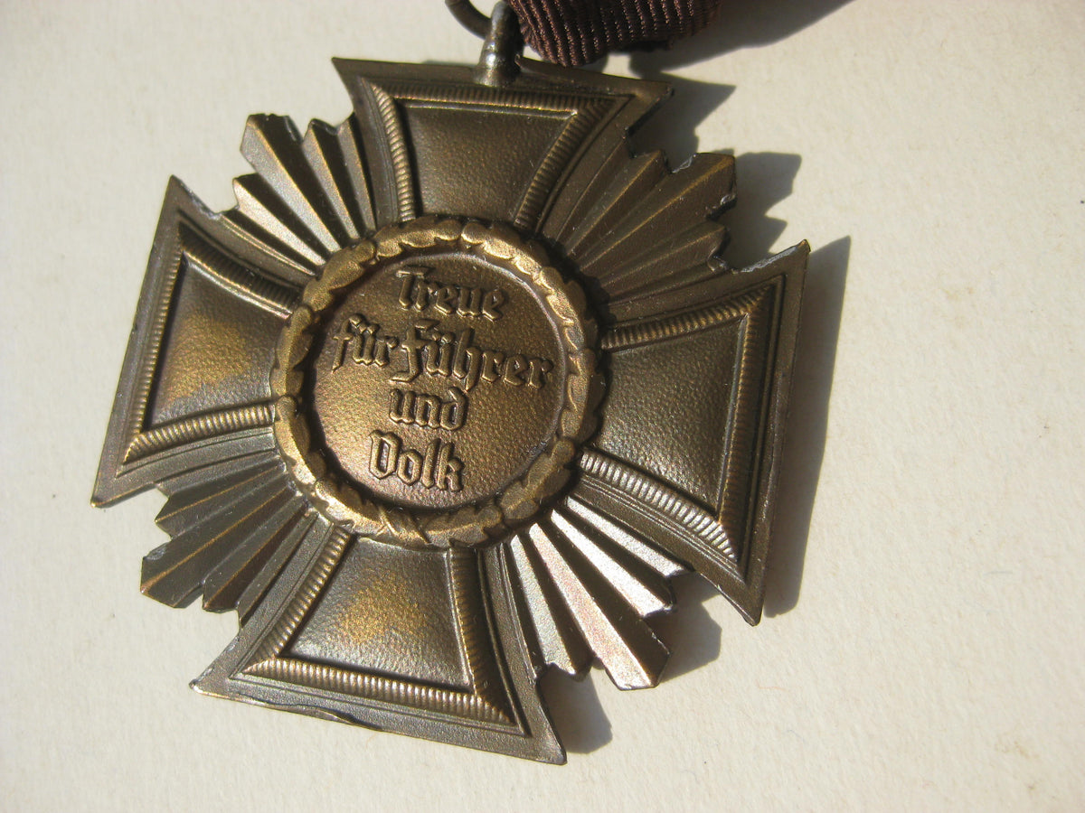 NSDAP Dienstauszeichnung für 10 Jahre in Bronze Hersteller: M1/128 Mint Condition