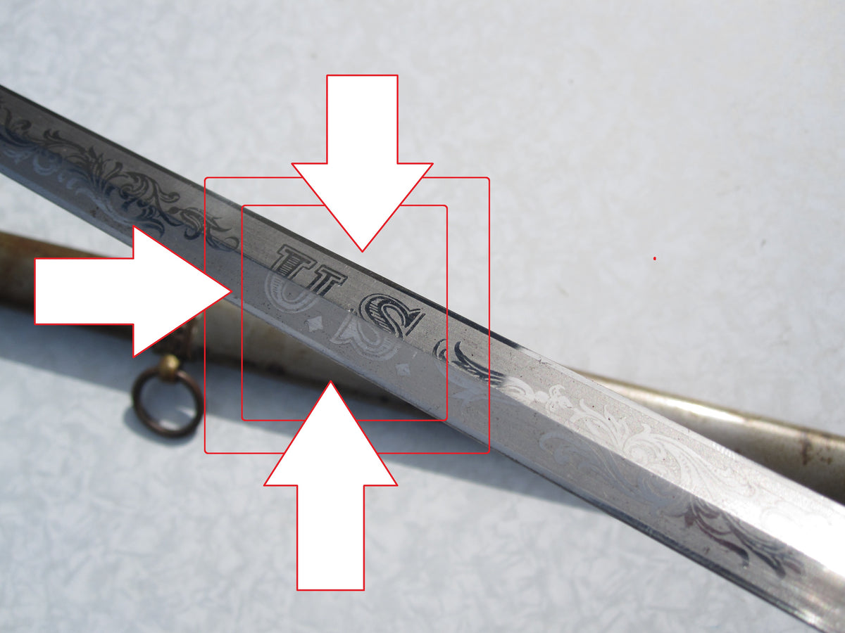 Leichter US Säbel Degen amerikanischer Bürgerkrieg oder spanisch-amerikanischer Krieg