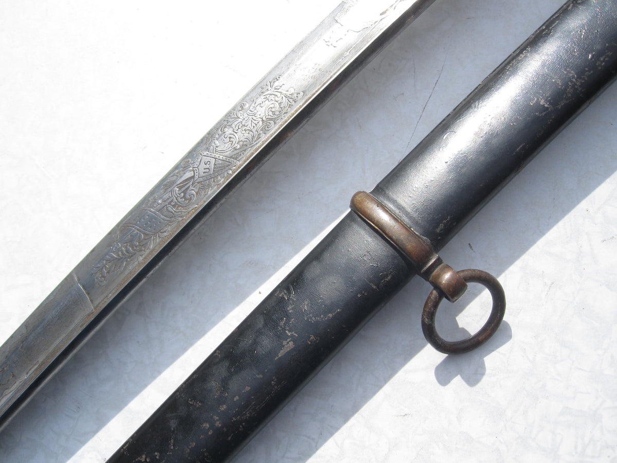 Schwerer US Kavalleriesäbel amerikanischer Bürgerkrieg M1860