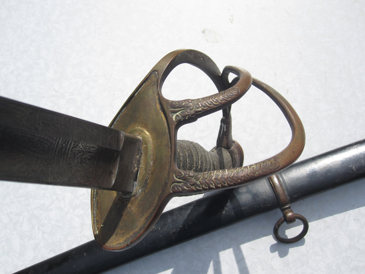 Schwerer US Kavalleriesäbel amerikanischer Bürgerkrieg M1860