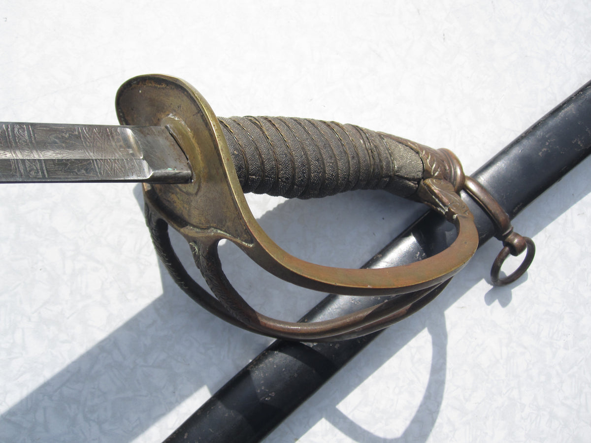 Schwerer US Kavalleriesäbel amerikanischer Bürgerkrieg M1860