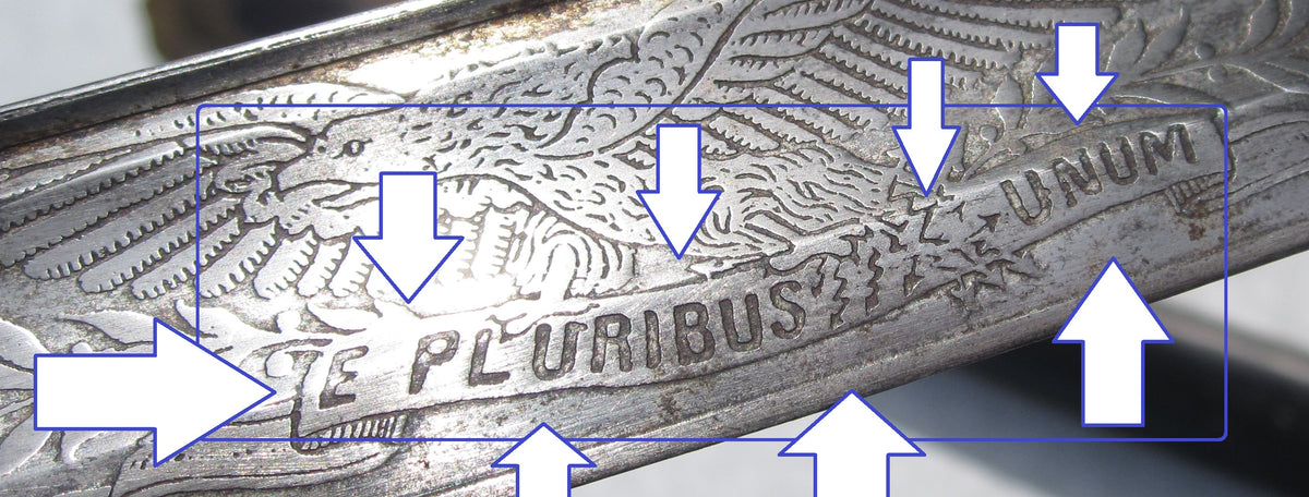 Schwerer US Kavalleriesäbel amerikanischer Bürgerkrieg M1860