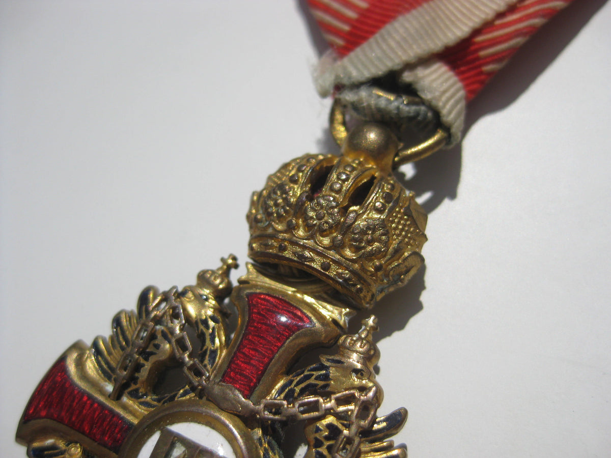 H.W. Österreich Ritterkreuz Franz Joseph Orden VIRIBUS UNITIS