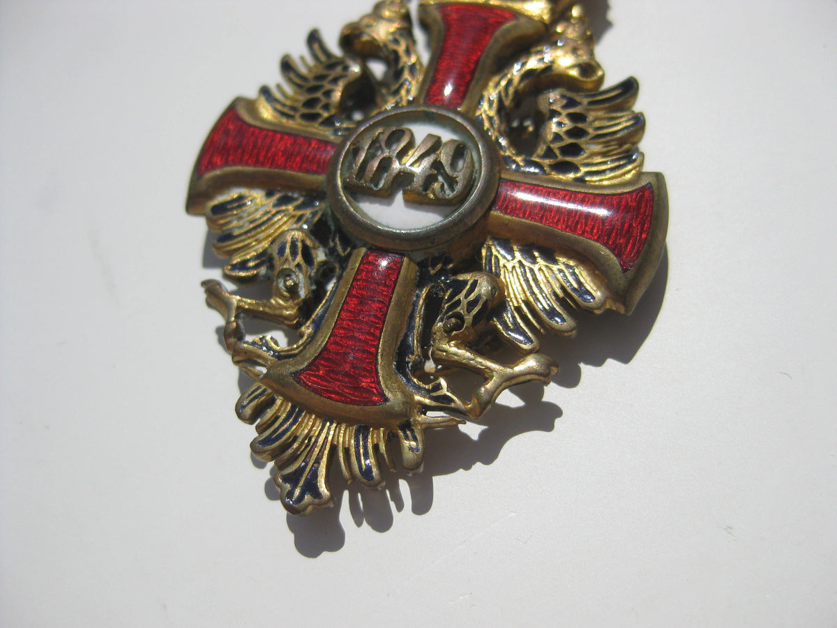 H.W. Österreich Ritterkreuz Franz Joseph Orden VIRIBUS UNITIS
