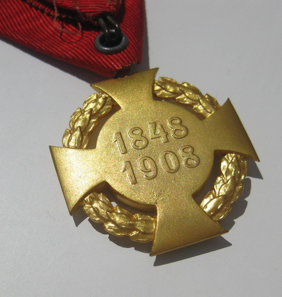 H.W. - -   Österreich Jubiläumskreuz Kaiser Franz Joseph 1848 - 1908