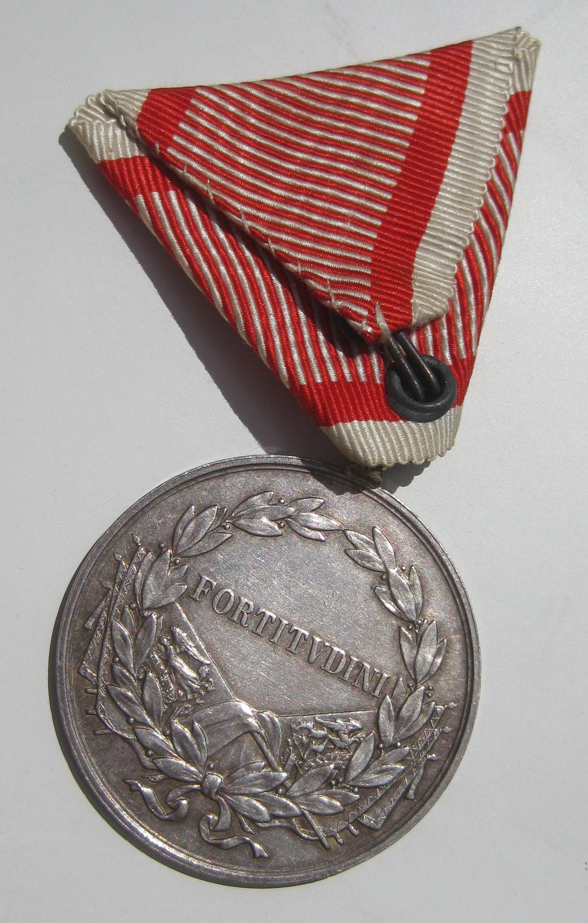 Große silberne Tapferkeitsmedaille Medaille Österreich 1914    H.W.