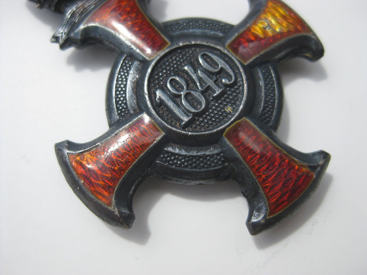 H.W. -   -  Österreich 1849 silbernes Verdienstkreuz
