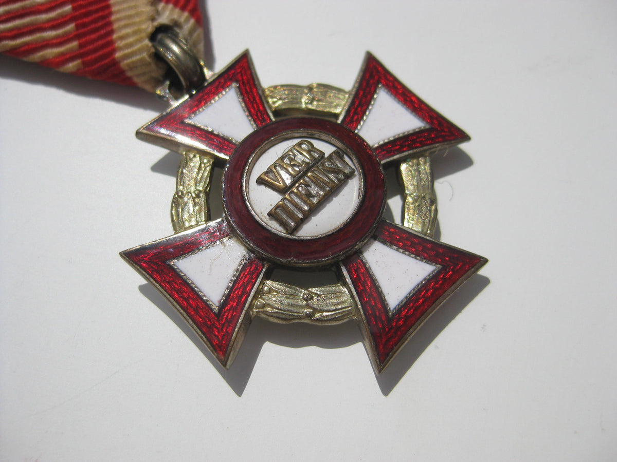 H.W. Österreich 1914 Militärverdienstkreuz 3.Klasse in Silber