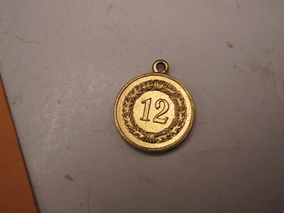 H.W.  -  - Miniatur Dienstauszeichnung der Wehrmacht für 12 Jahre Modell / Ausführung 1957