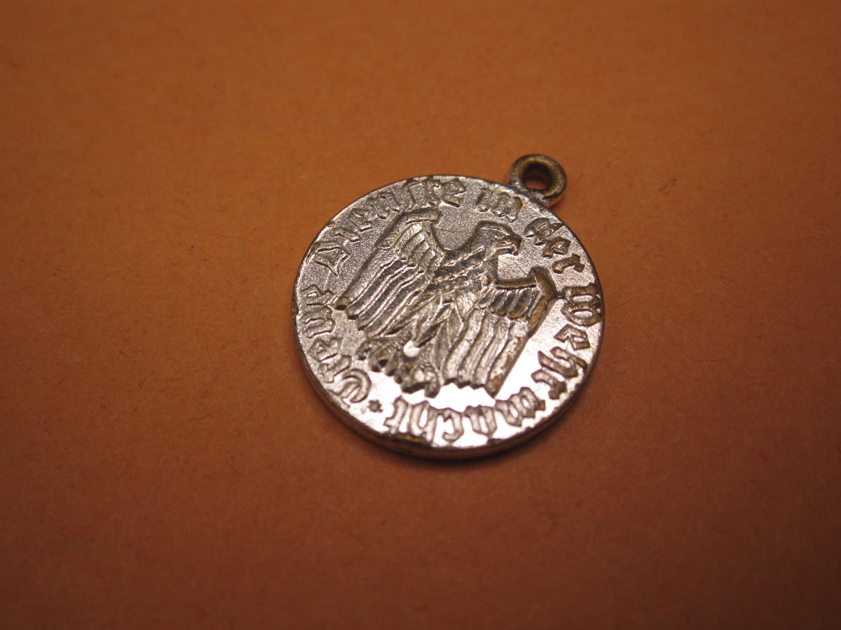 H.W.  -  - Miniatur Dienstauszeichnung der Wehrmacht für 4 Jahre Modell / Ausführung 1957