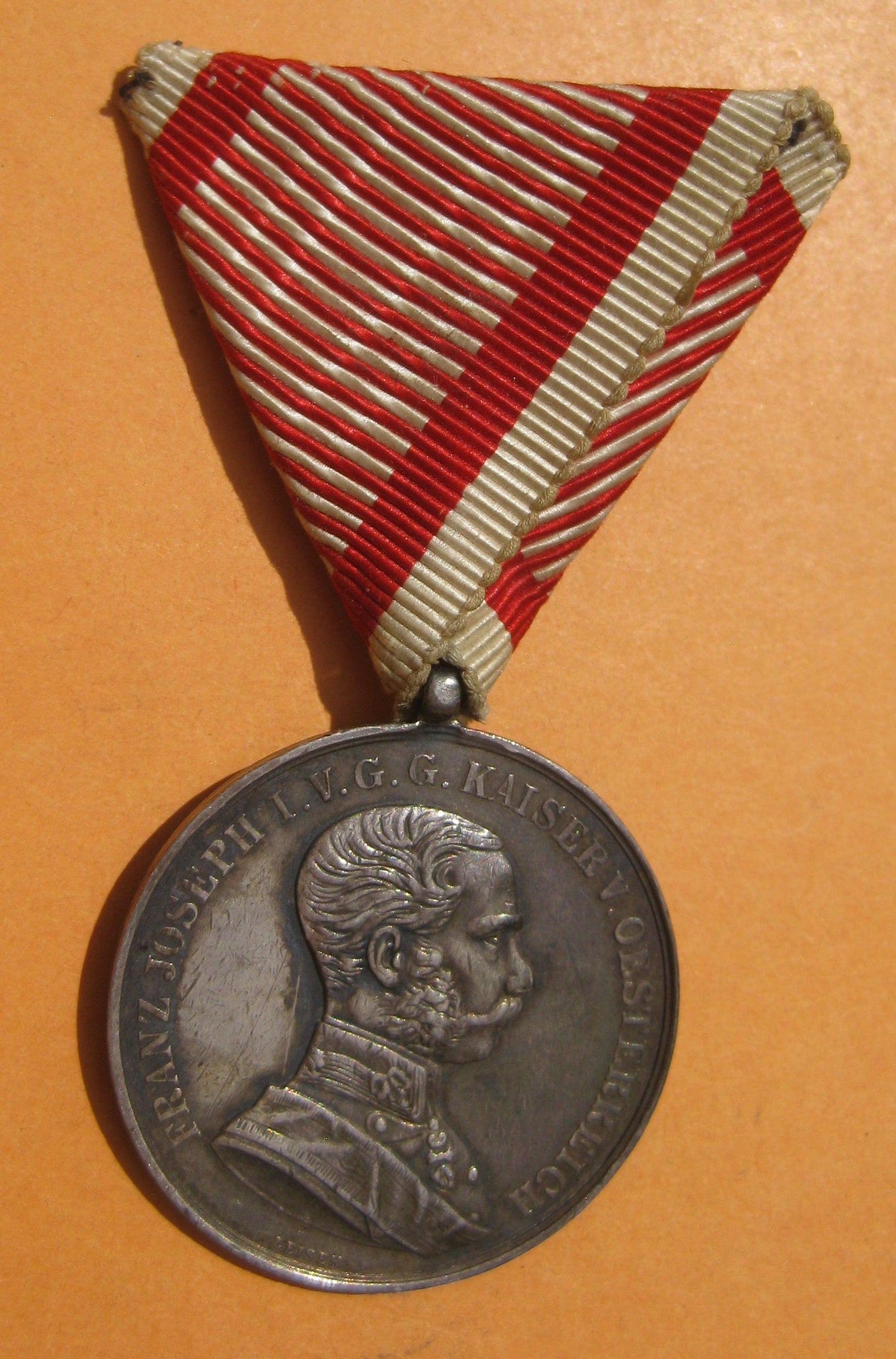 H.W. Medaille Österreich 1914 Große silberne Tapferkeitsmedaille