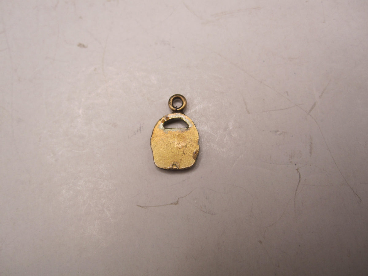 H.W.  -  - Miniatur Panzerkampfabzeichen der Wehrmacht in Bronze mit Einsatzzahl 50 Modell / Ausführung 1957