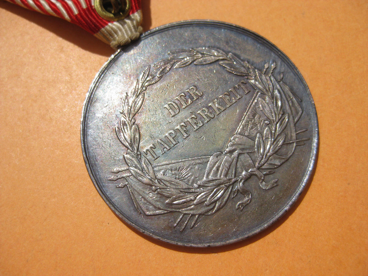 H.W. Medaille Österreich 1914 Große silberne Tapferkeitsmedaille