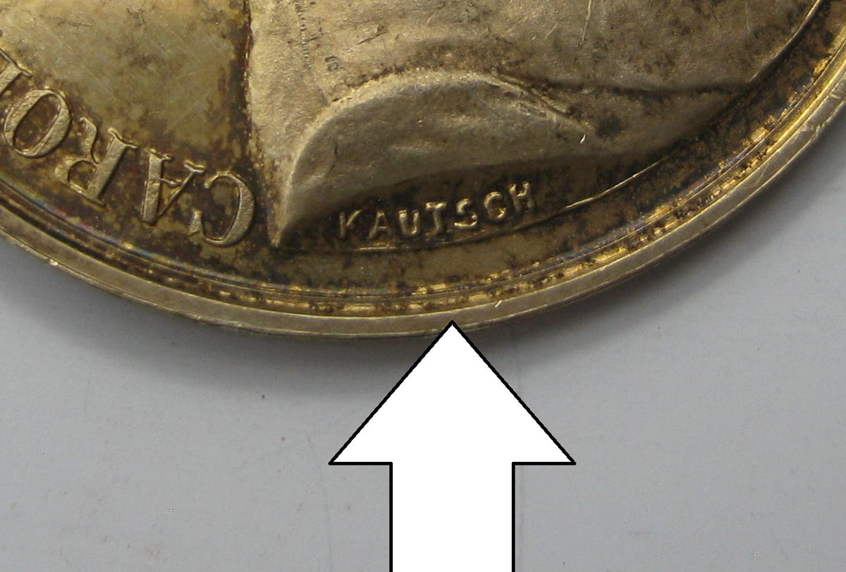 H.W. Medaille Österreich 1914 goldene Tapferkeitsmedaille