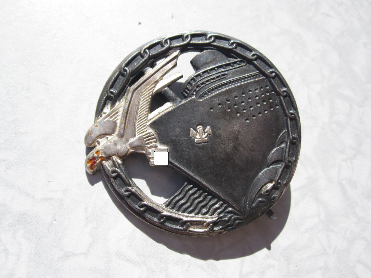 Blockadebrecherkriegsabzeichen Buntmetall Reenactement