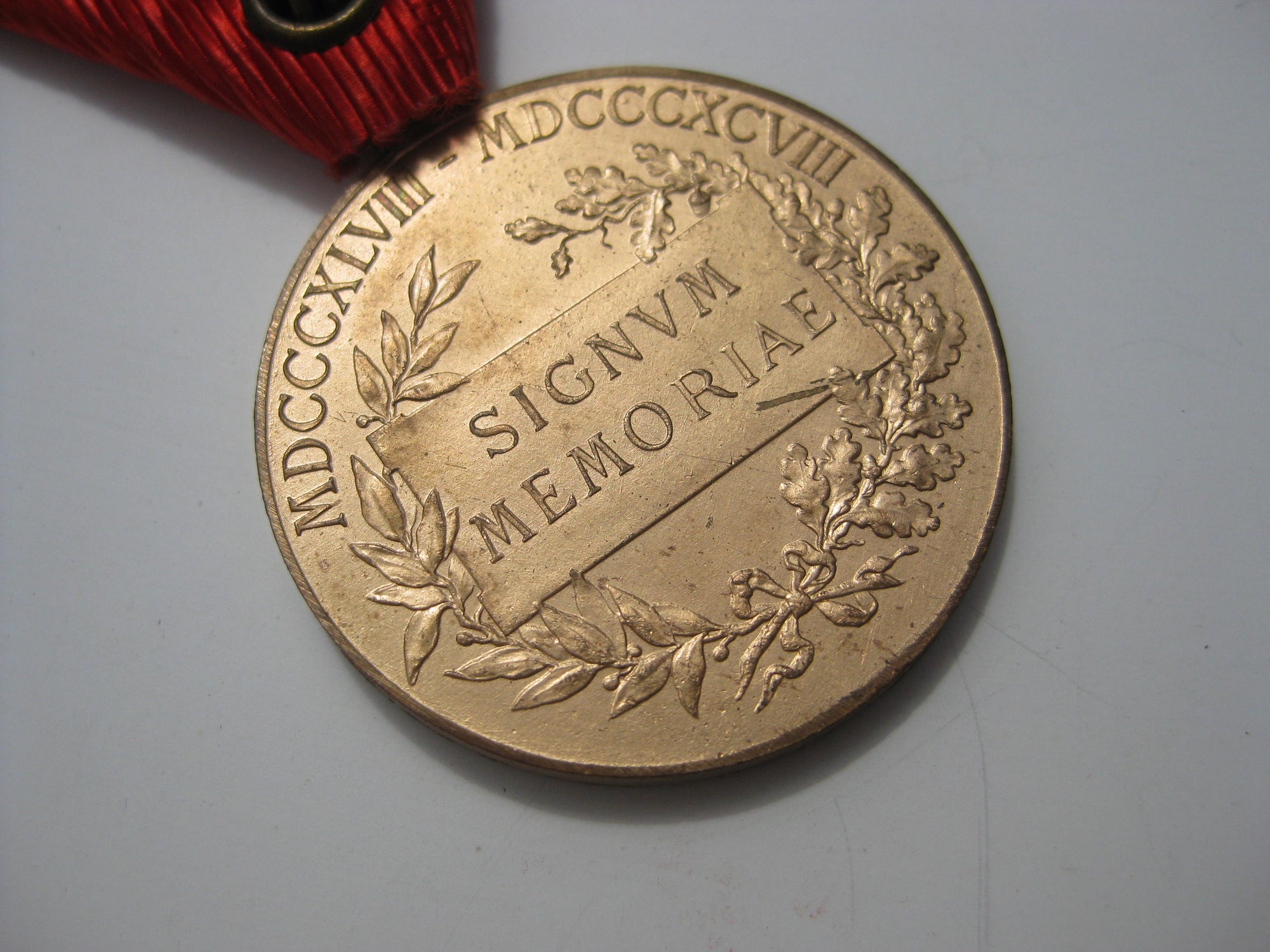 H.W. Militärverdienstmedaille Signum Memoriae in Bronze Österreich 1898