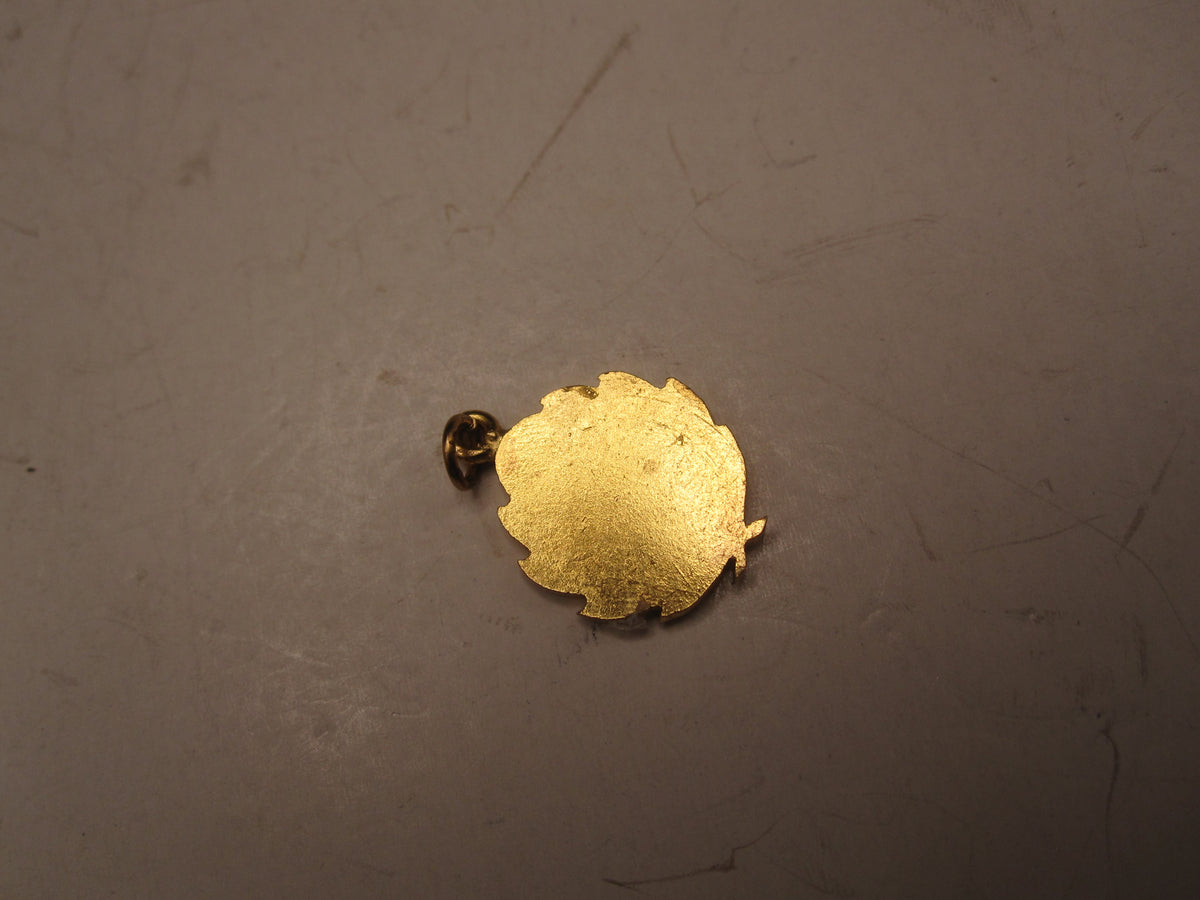 H.W.  -  - Miniatur Kraftfahrbewährungsabzeichen der Wehrmacht in Gold Modell / Ausführung 1957