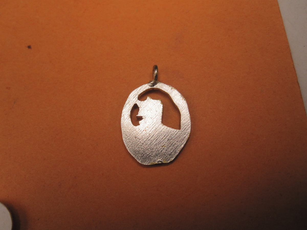 H.W.  -  - Miniatur Hilfskreuzerkriegsabzeichen der Kriegsmarine Modell / Ausführung 1957