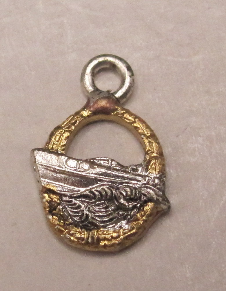 H.W.  -  - Miniatur Schnellbootkriegsabzeichen der Kriegsmarine Modell / Ausführung 1957