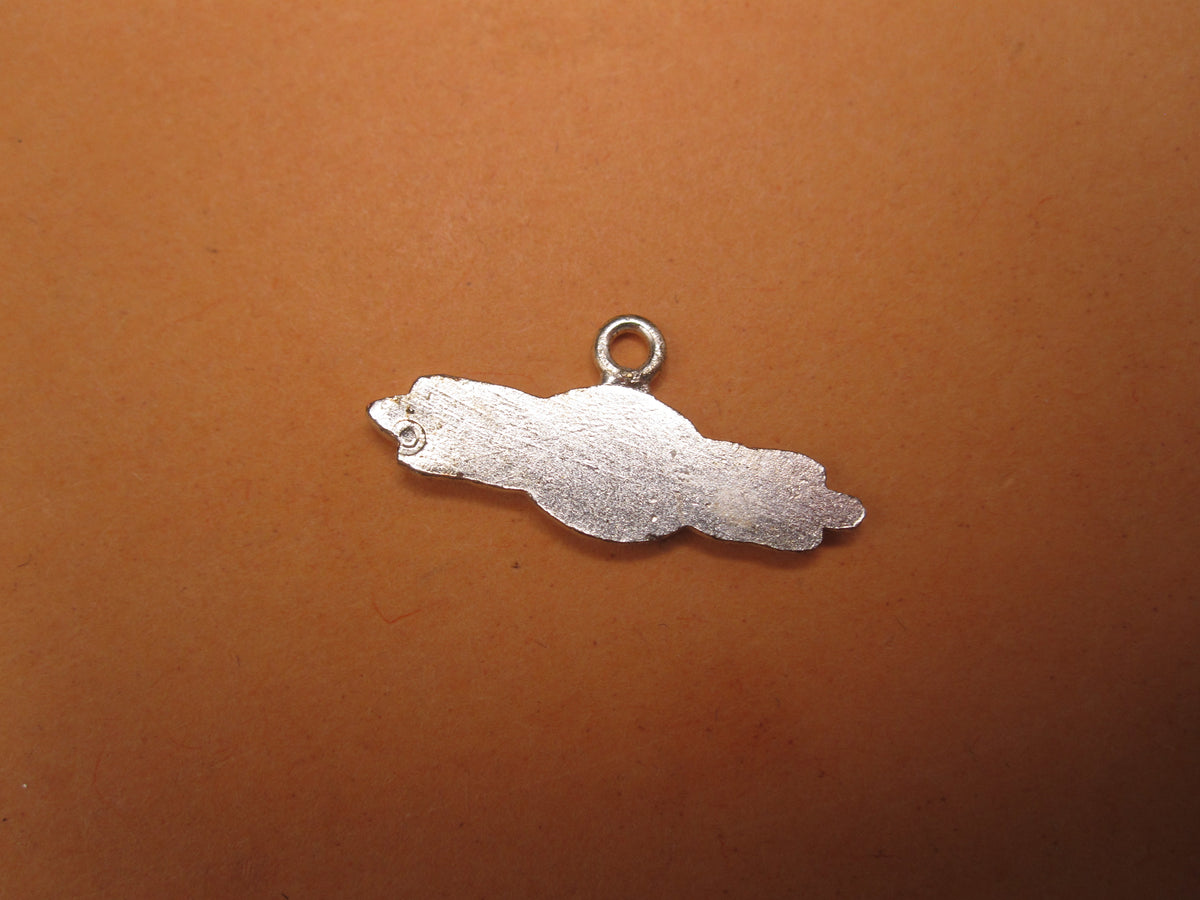 H.W.  -  - Miniatur U-Boot Frontspange der Kriegsmarine in Silber Modell / Ausführung 1957