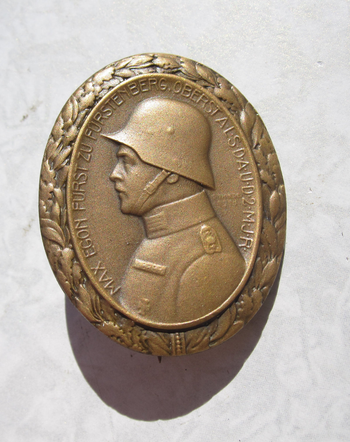 Erinnerungsabzeichen an Fürst Max Egon von Fürstenberg Preußen