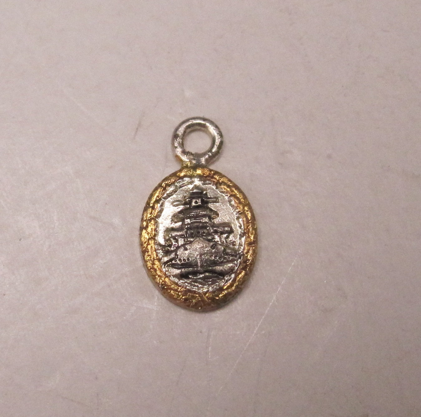 H.W.  -  - Miniatur Flottenkriegsabzeichen der Kriegsmarine Modell / Ausführung 1957