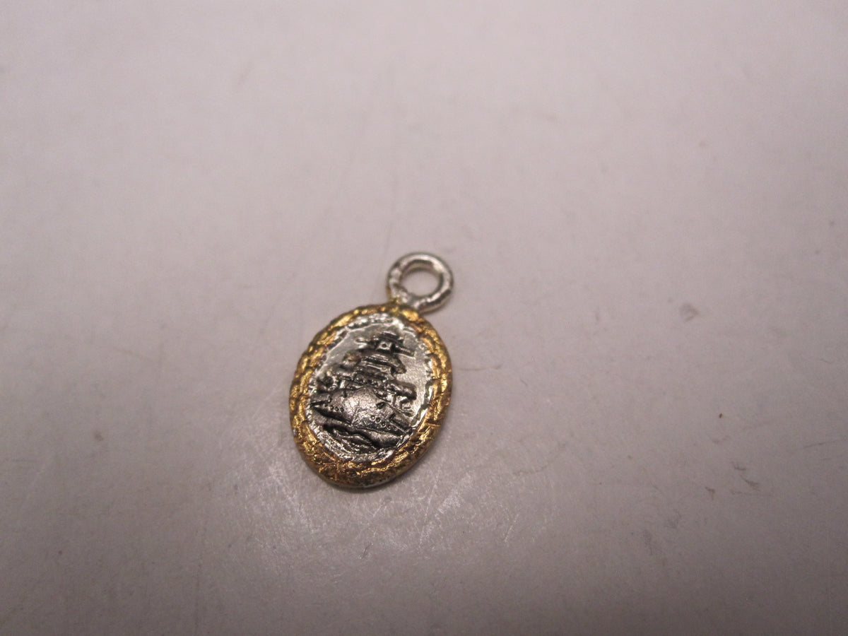 H.W.  -  - Miniatur Flottenkriegsabzeichen der Kriegsmarine Modell / Ausführung 1957