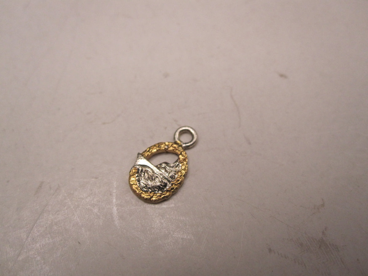 H.W.  -  - Miniatur Zerstörerkriegsabzeichen der Kriegsmarine Modell / Ausführung 1957