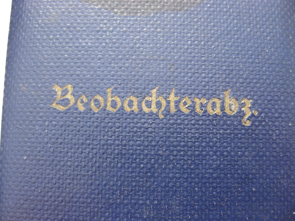 Luftwaffen - Beobachterabzeichen im Verleihungsetui MINT CONDITION
