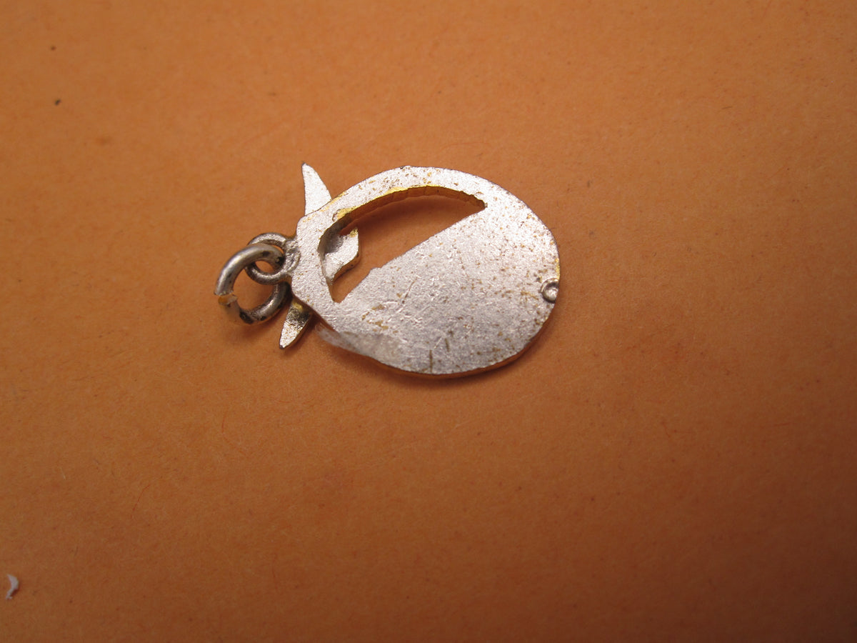 H.W.  -  - Miniatur Seekampfkriegsabzeichen der Luftwaffe Modell / Ausführung 1957