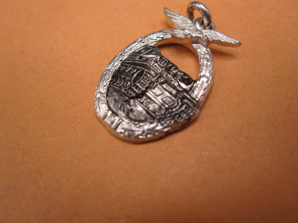 H.W.  -  - Miniatur Panzerkampfabzeichen der Luftwaffe Modell / Ausführung 1957