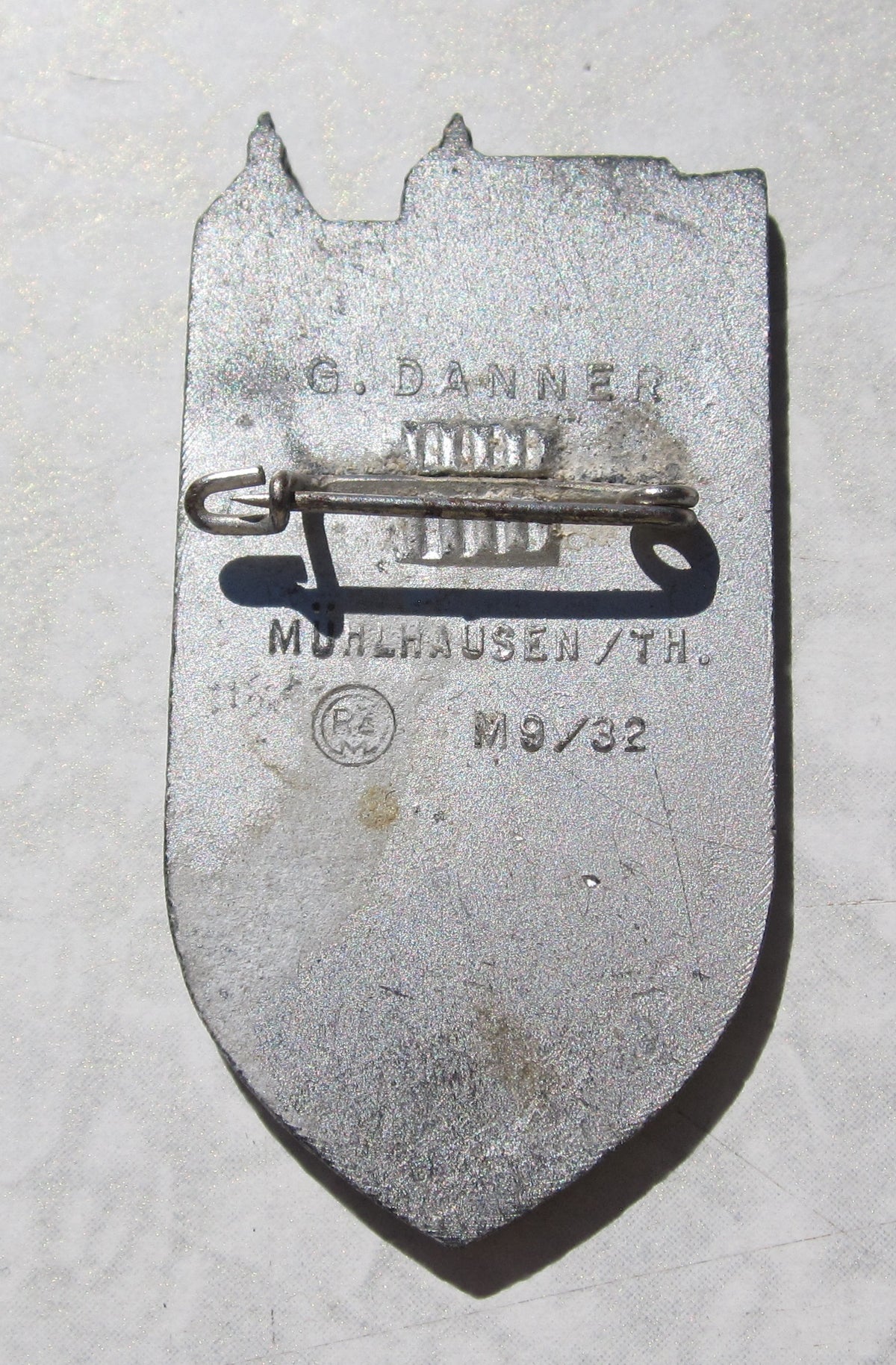 Abzeichen NSBO Gautag Gotha / Thüringen 1939 Hersteller: M9/32