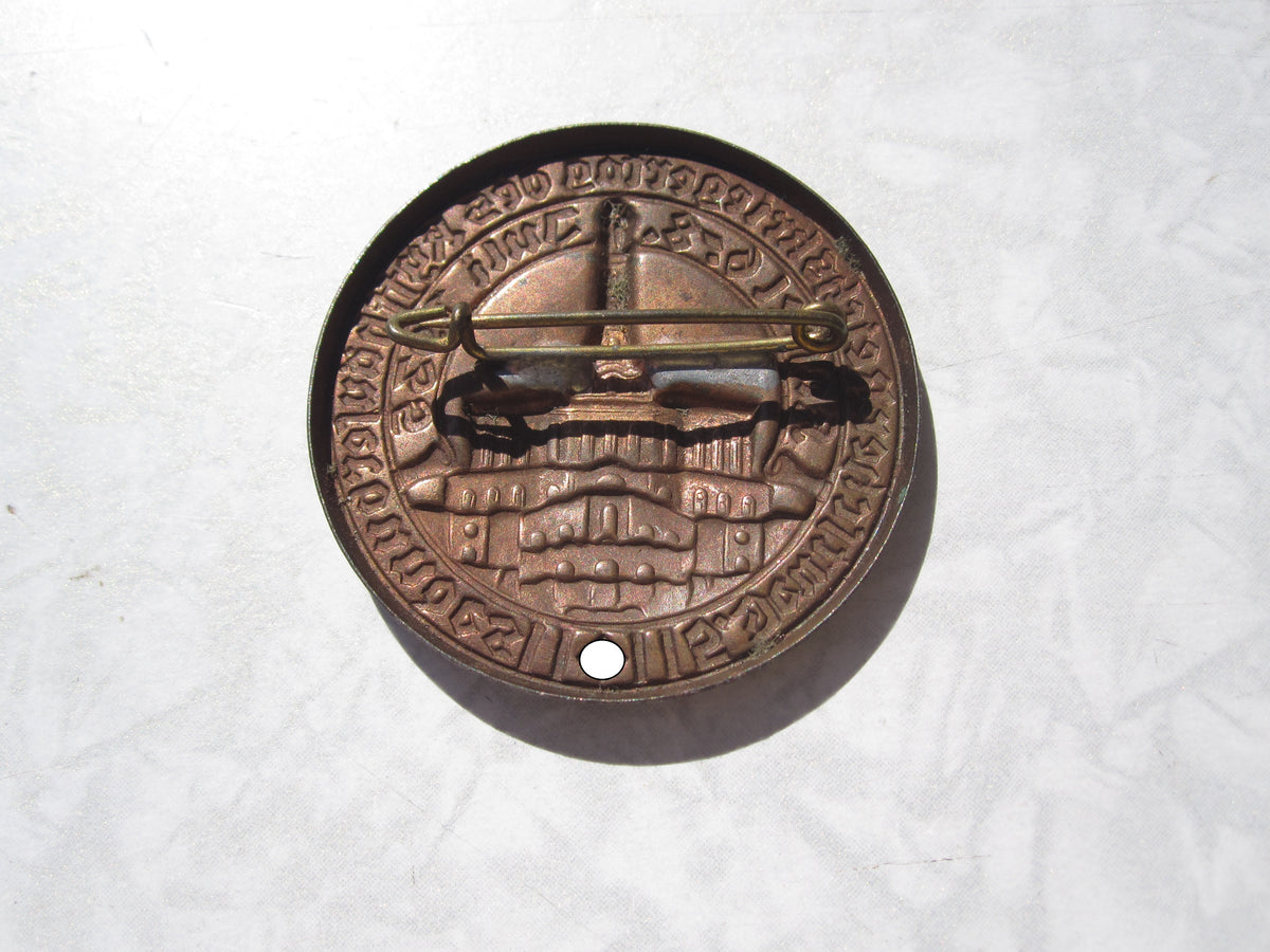 Abzeichen NSDAP Kassel Reichskriegertag  Gau Kurhessen 1935