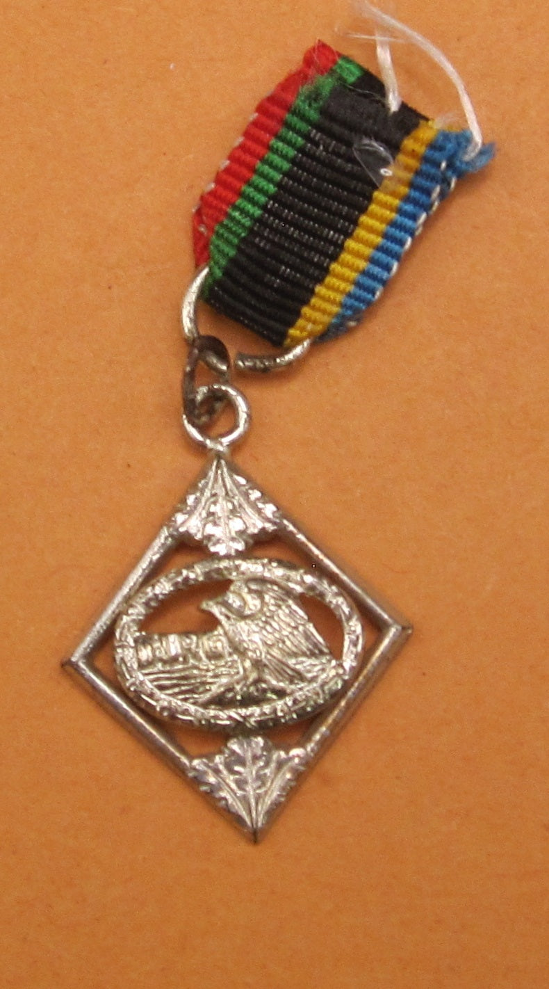 H.W.  -  - Miniatur DLRG Leistungsabzeichen in Silber für die Bundeswehr